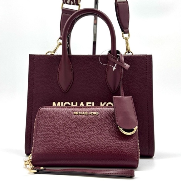 Michael Kors Mirella Small Logo Crossbody Bag & Matching Phone Case Wallet